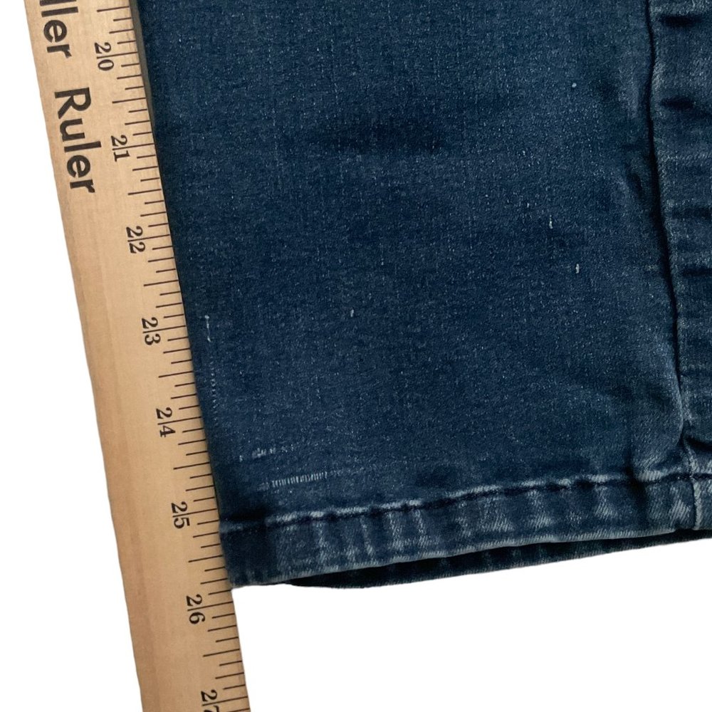 Calvin Klein Woman's Slim Boyfriend Denim Blue Jeans Size 12 Flat Front 5 Pocket - Picture 4 of 9
